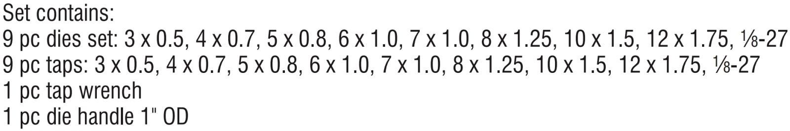 סט מברזים ומחרוקות דורטול DURATOOL D00195